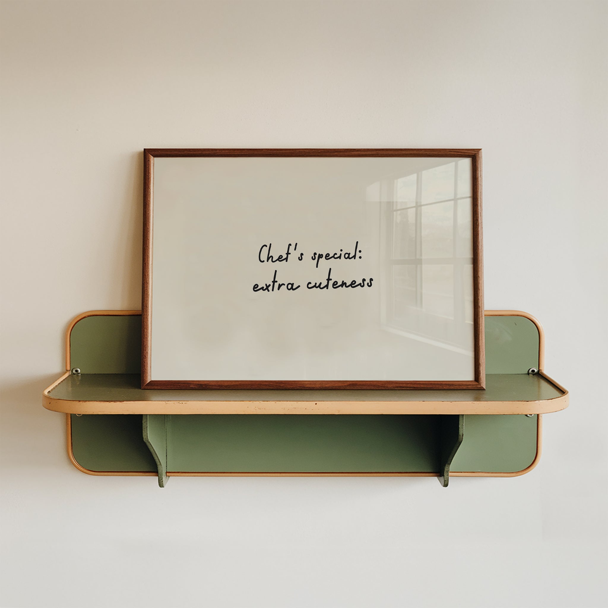 Chef's Special: Extra Cuteness Print | Hand-Drawn Kitchen Typography Poster