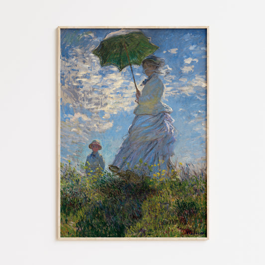 The Promenade, Woman with a Parasol, Claude Monet